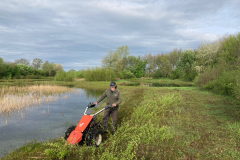 Bosmans Brook, maaien van de taluds