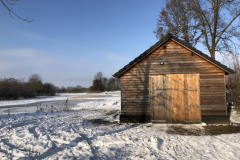 Bosmans Brook, winter met hoog water