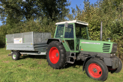 Wat zouden we moeten beginnen zonder onze Fendt met kipper