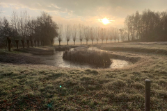 D'n Leeg'n Könningsstool, winters plaatje