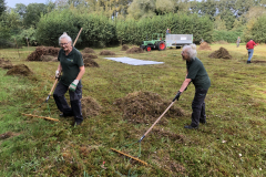 Harkploeg Horstermaat in actie