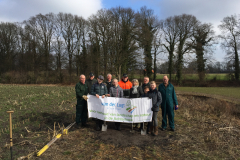 2018  Leerlingen groep 8 van de Meester Meinen school helpen mee met planten