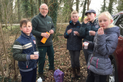 2018  Leerlingen groep 8 van de Meester Meinen school helpen mee met planten