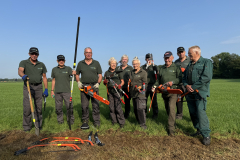 Werkploeg Oossinkbos met nieuw gereedschap