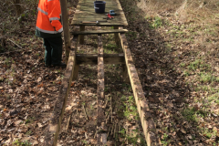 Gevaarlijk toegangspad wordt afgebroken